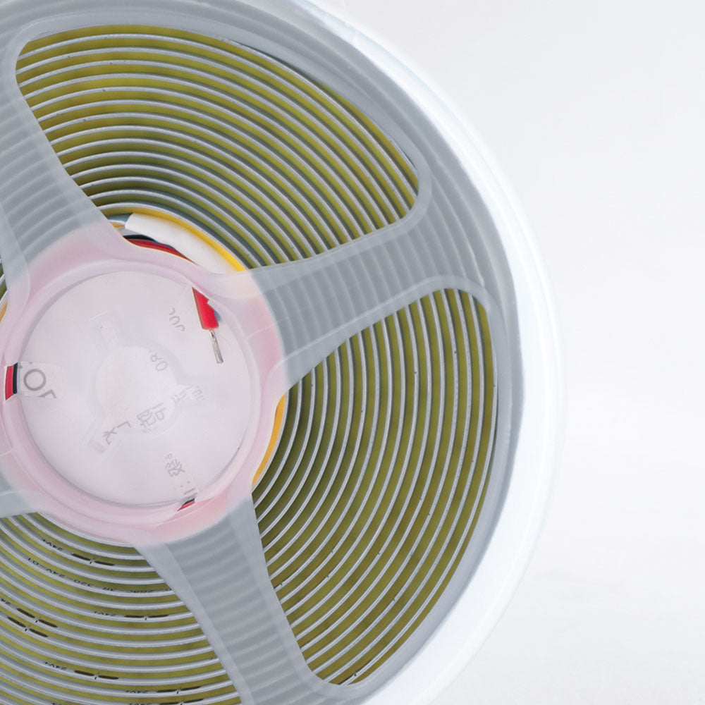 Faixa de 320 LEDs/M 50W 5.000Lm CRI90 6000ºK COB 24VDC IP20 8mm Largura x5M 40.000H-Branco Frio