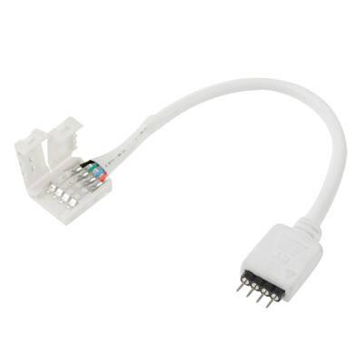 Cabo Conector Macho a Conector Rápido Fita LED 12/24V RGB