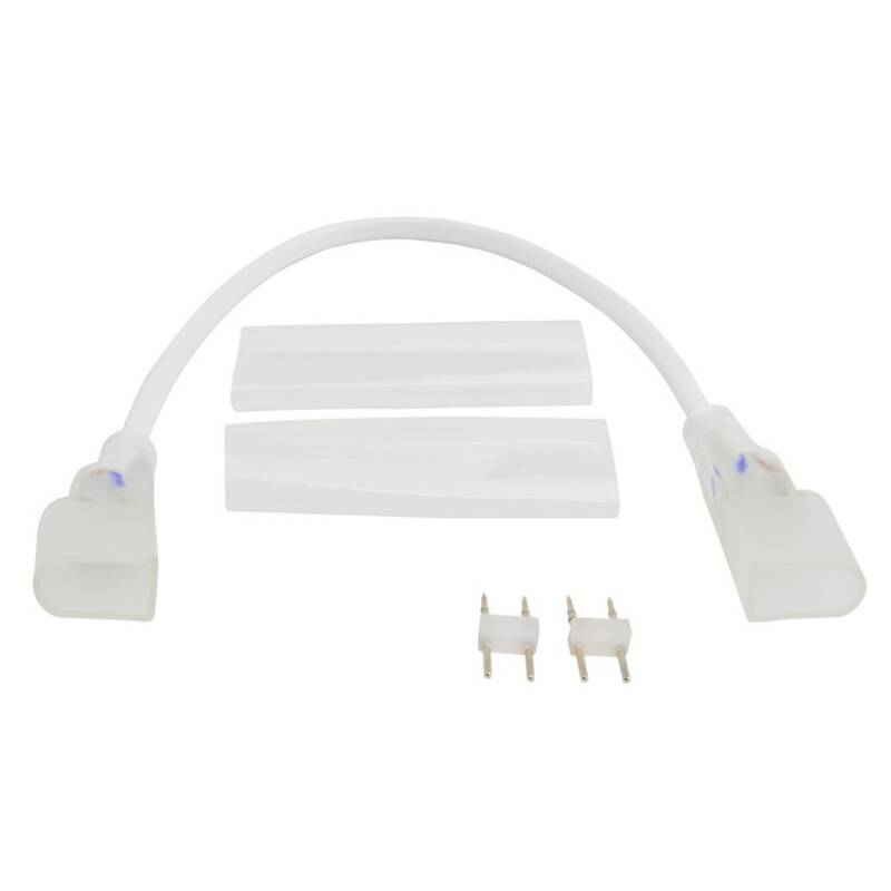 Cabo Conector Mangueiras LED Neon Flexível Monocor