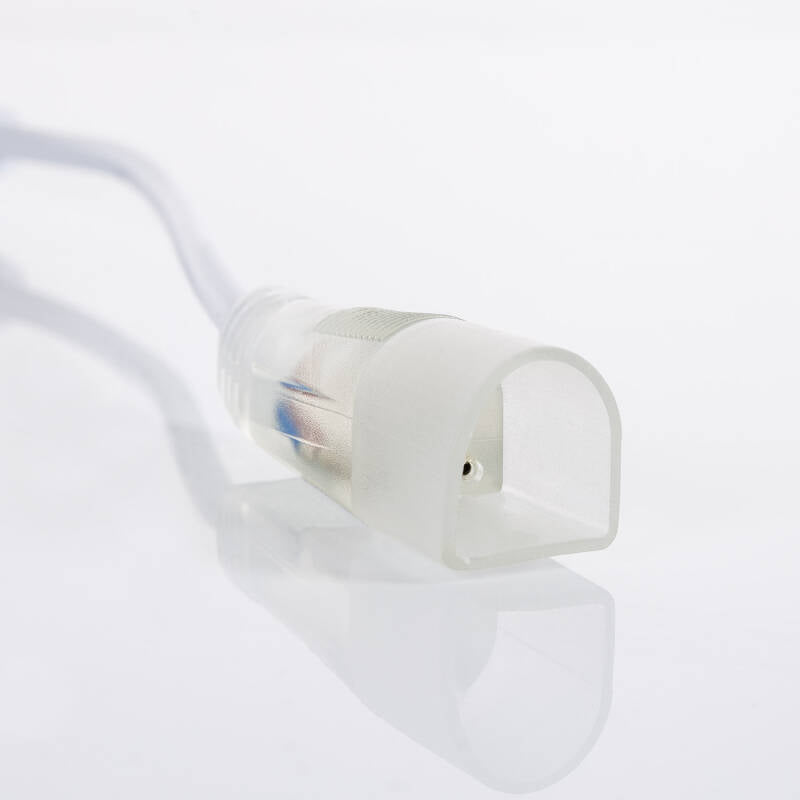 Cabo Conector para Fita LED Néon Regulável, 220 V, Semicircular, 180 cm, IP67