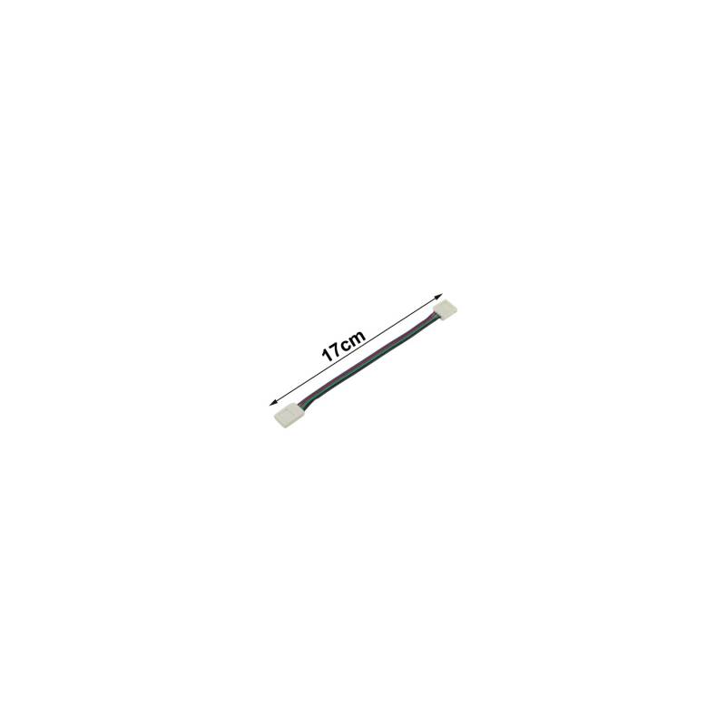 Cabo Duplo Conector Rápido Fita LED 12/24V RGB 10mm