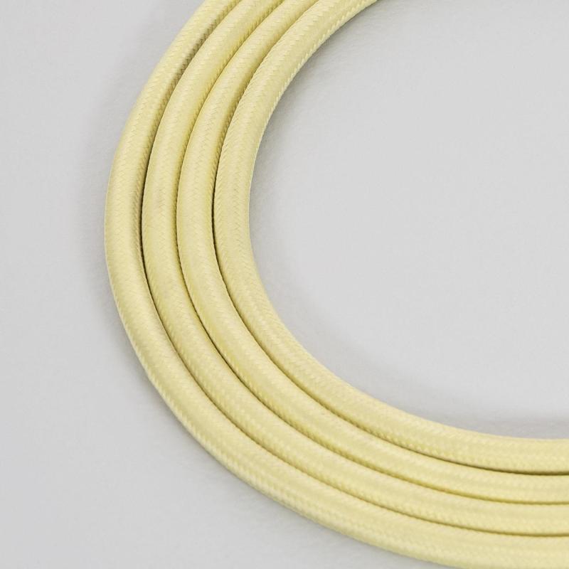 Cabo Têxtil Eléctrico Amarelo