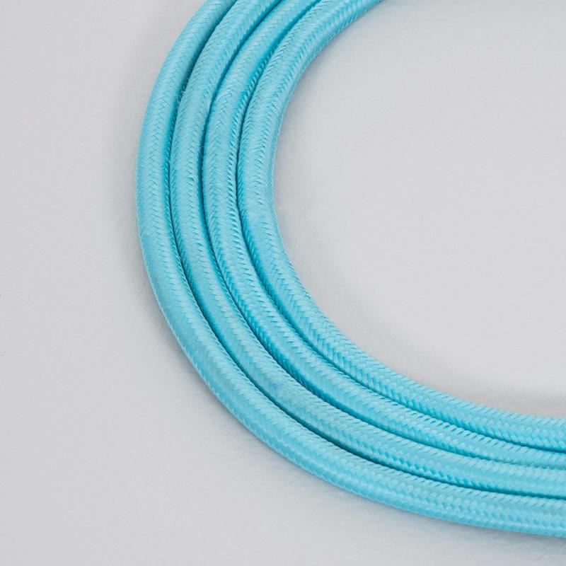 Cabo Têxtil Eléctrico Azul