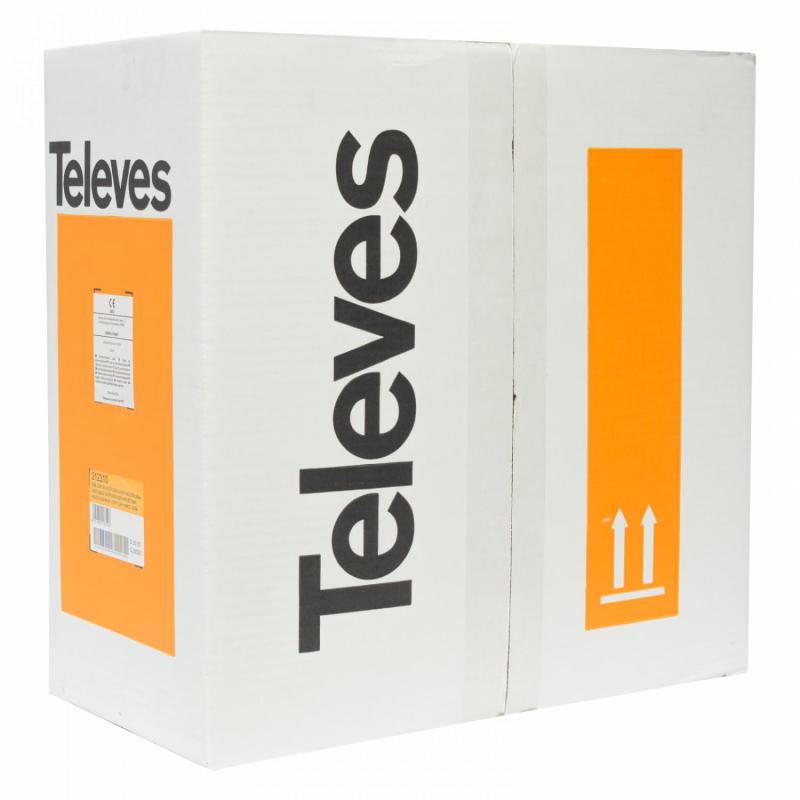 Cabo/Fio coaxial T100plus TELEVES 16VRtC 100m