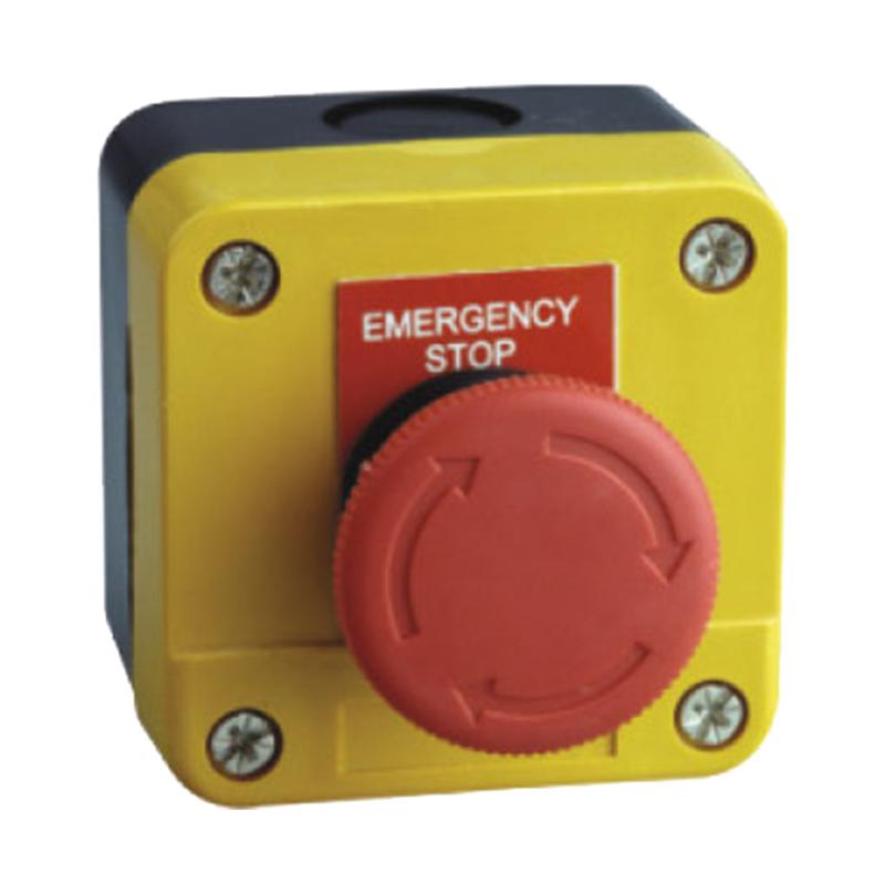 Caixa de Superfície com Botão de Pressão de Stop de Emergência MAXGE Ø40mm