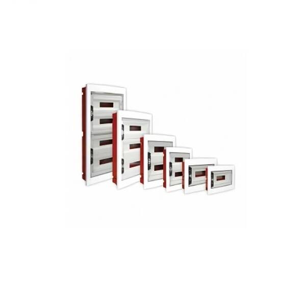 Quadro Elétrico Embutir KAPPA Porta Transparente 54-72 módulos Industrial/Terciário/Residencial MAXGE