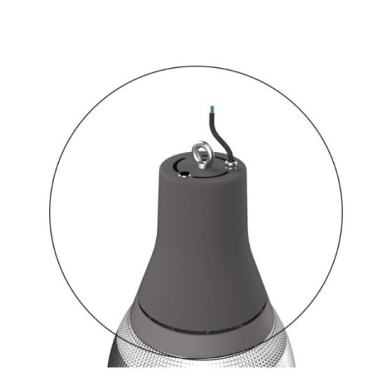 Luminária Campânula LED CCT 3000K-5000K 80W Garantia
