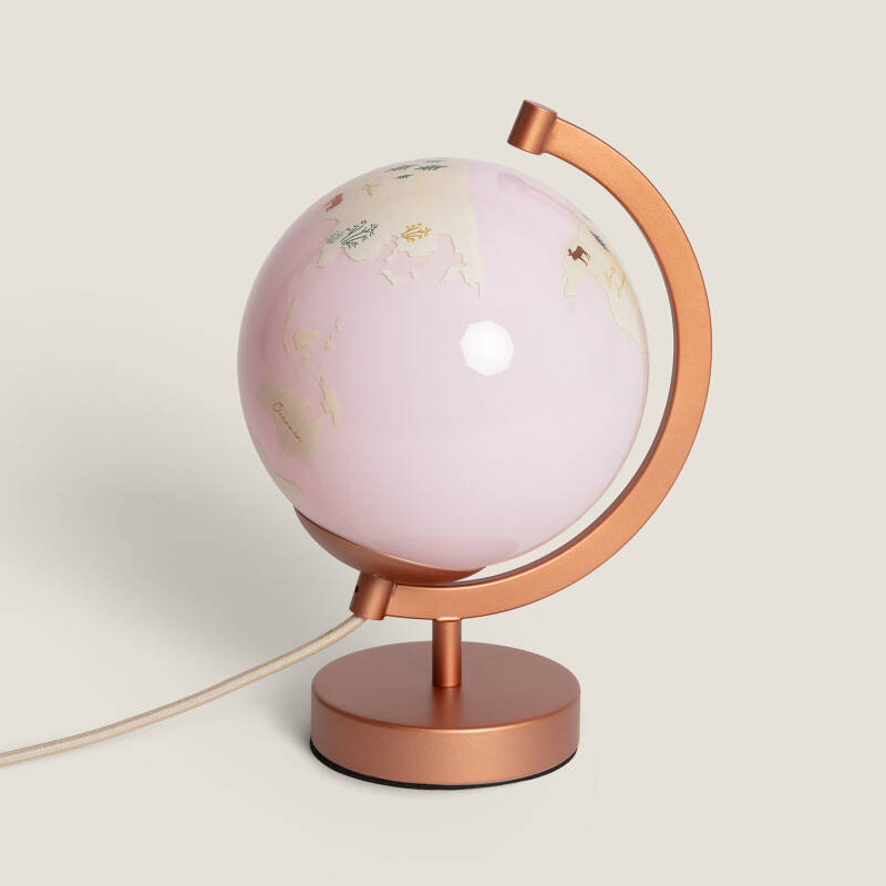 Candeeiro de Mesa Bola Mundo