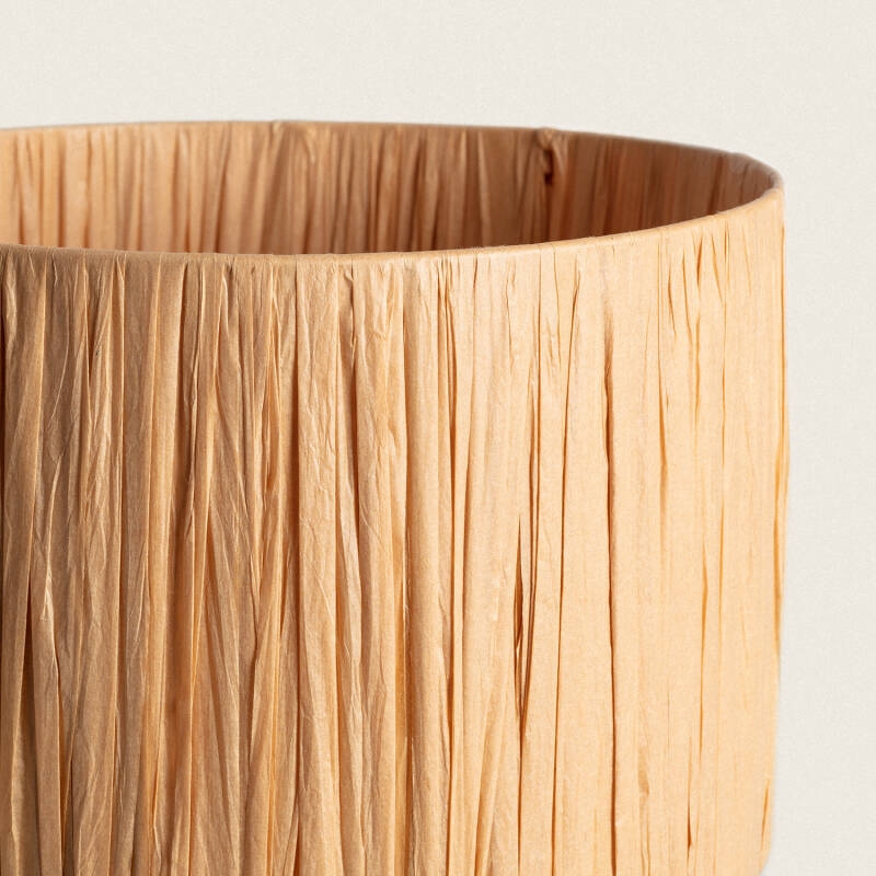 Candeeiro de Mesa Cerâmica e Ráfia Kinney