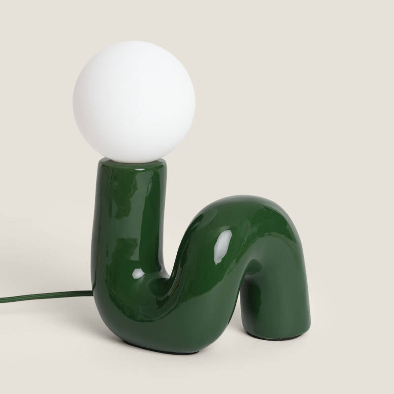 Candeeiro de Mesa de Cerâmica Arlo