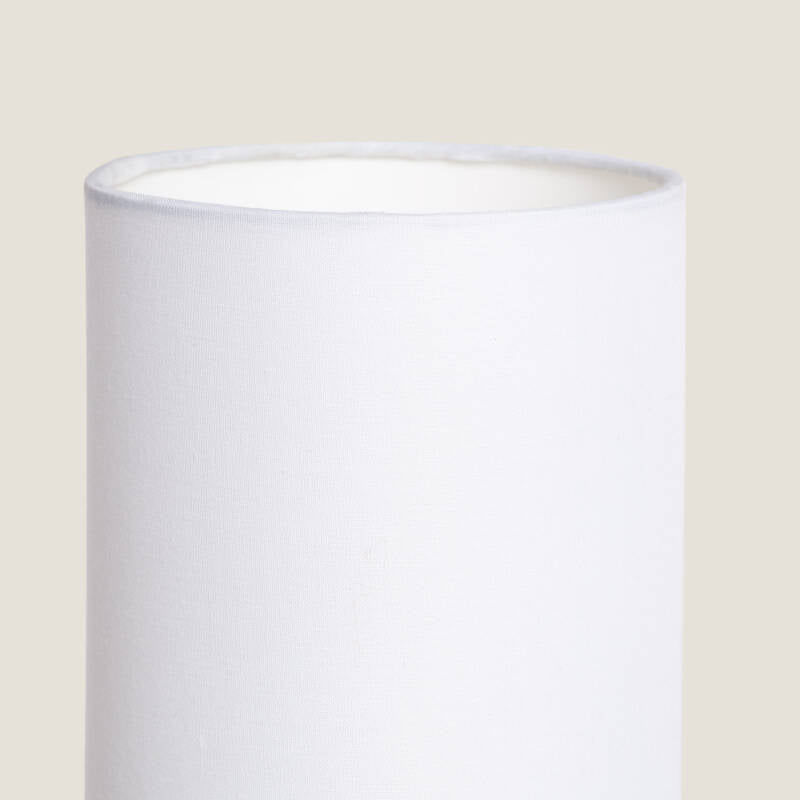 Candeeiro de Mesa de Madeira e Tecido Roundi Haarle