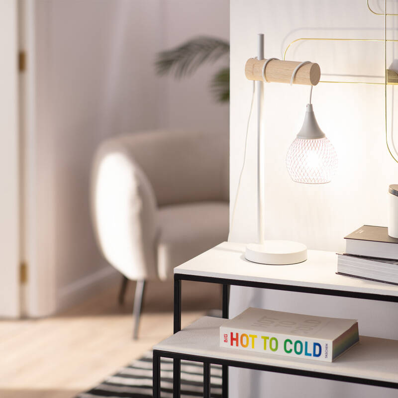 Candeeiro de Mesa de Metal WiFi com Regulador Monah