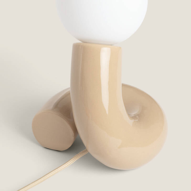 Candeeiro de Mesa em Cerâmica Arlo Juno