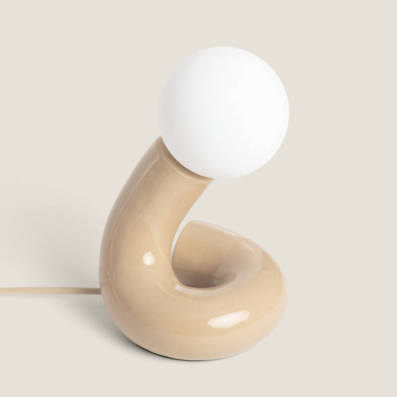 Candeeiro de Mesa em Cerâmica Arlo Juno
