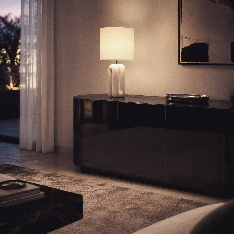 Candeeiro de Mesa em Cerâmica Vero