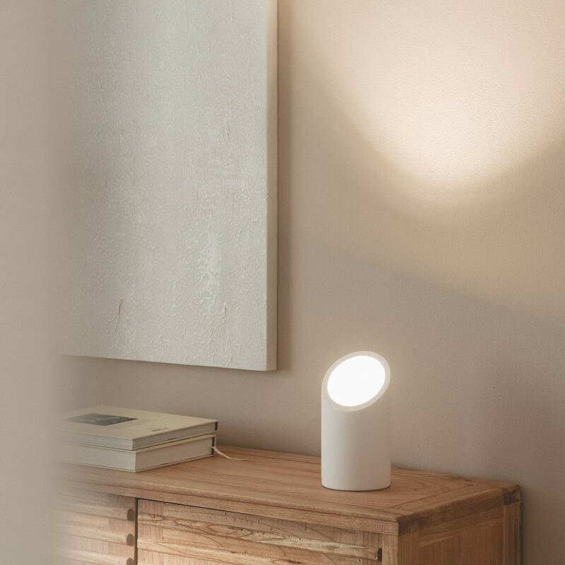 Candeeiro de Mesa Gesso Rise Uplighter