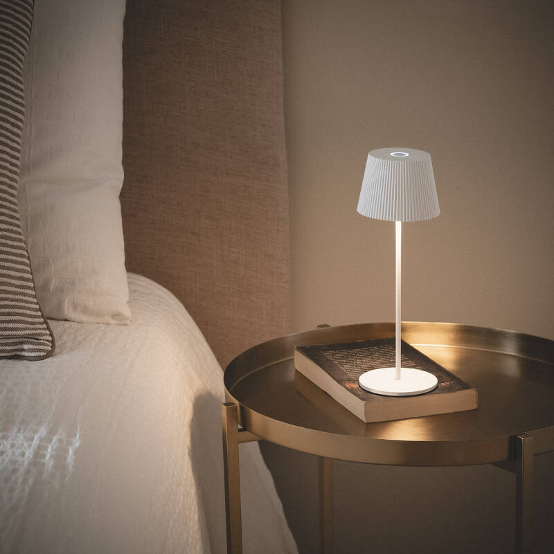Candeeiro de Mesa LED 1.2 W Portátil para Exterior Alumínio com Bateria Recarregável Willox