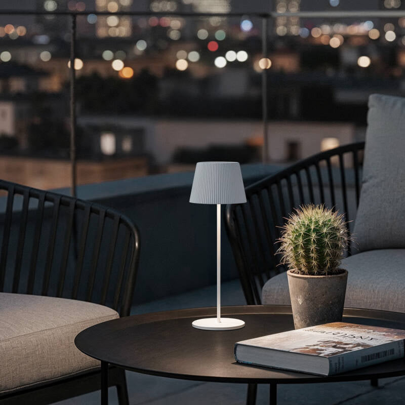 Candeeiro de Mesa LED 1.2 W Portátil para Exterior Alumínio com Bateria Recarregável Willox