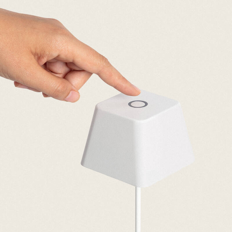 Candeeiro de Mesa LED Portátil para Exterior Alumínio com Bateria Recarregável Willy
