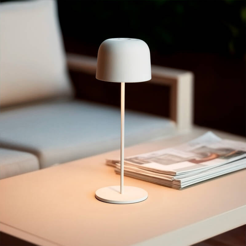 Candeeiro de Mesa LED Portátil para Exterior Alumínio com Bateria Recarregável Wink