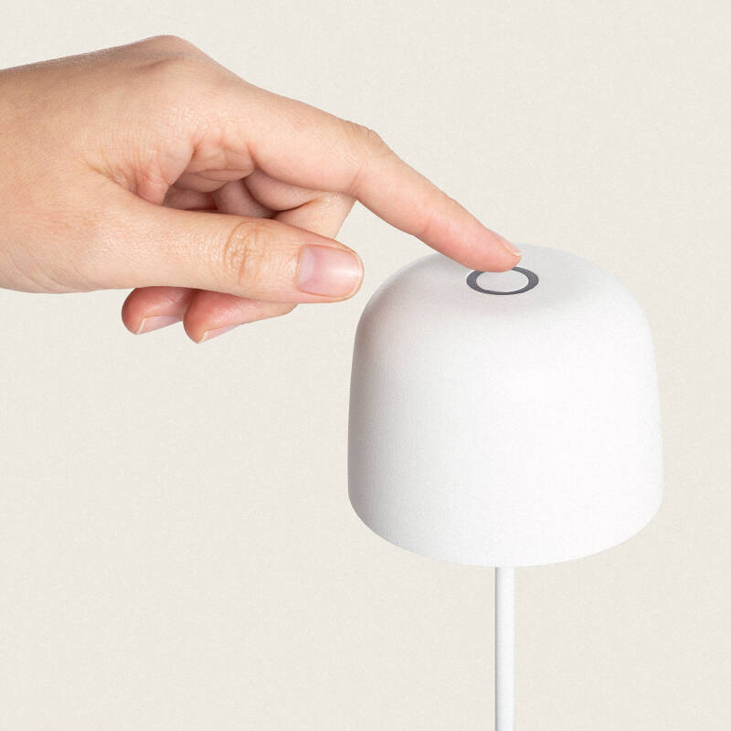 Candeeiro de Mesa LED Portátil para Exterior Alumínio com Bateria Recarregável Wink