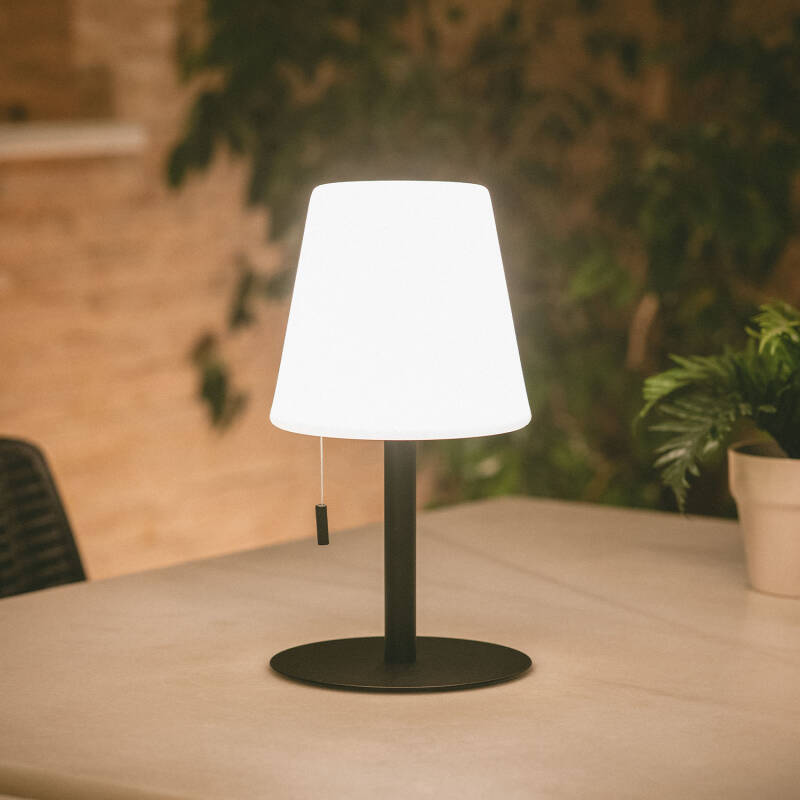 Candeeiro de Mesa LED 2.6 W Portatil para Exterior Alumínio com Bateria Recarregável Epinay
