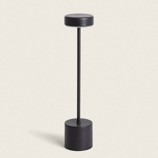 Candeeiro de Mesa LED Portátil em Metal com Bateria USB Recarregável Zimba