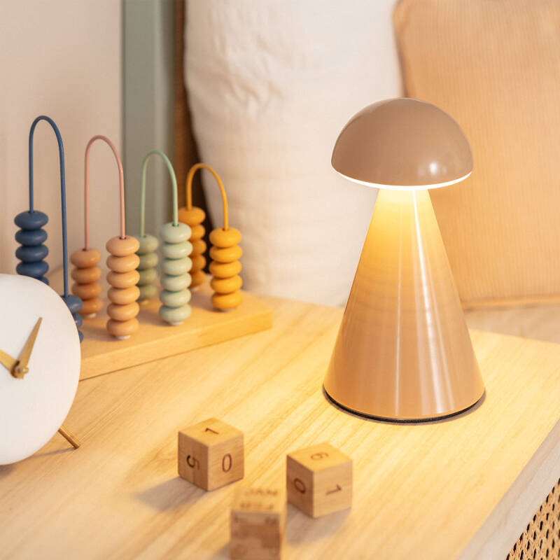 Candeeiro de Mesa LED Portátil com Bateria USB Recarregável em Metal Azana