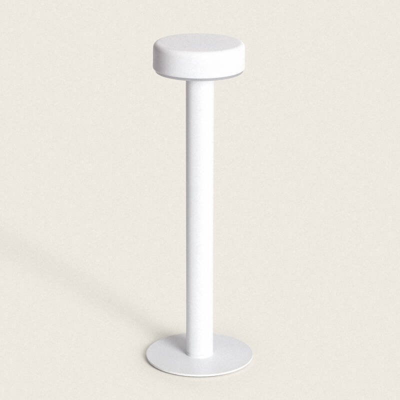 Candeeiro de Mesa LED Portátil com Bateria USB Recarregável Metal Bunza