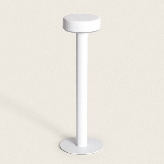 Candeeiro de Mesa LED Portátil com Bateria USB Recarregável Metal Bunza