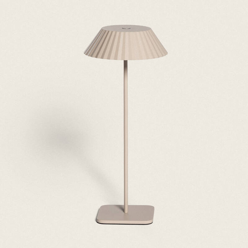 Candeeiro de Mesa LED Portátil Exterior com Bateria USB Recarregável em Metal Hoima