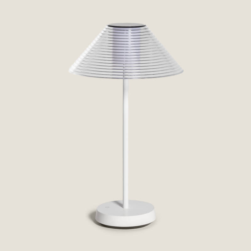 Candeeiro de Mesa LED portátil para Exterior com Bateria USB Recarregável Metal Katuma