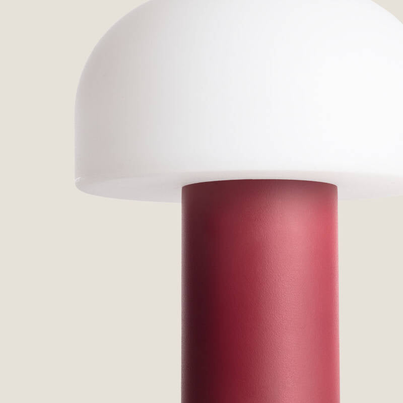 Candeeiro de Mesa LED Portátil em Metal com Bateria USB Recarregável Leta
