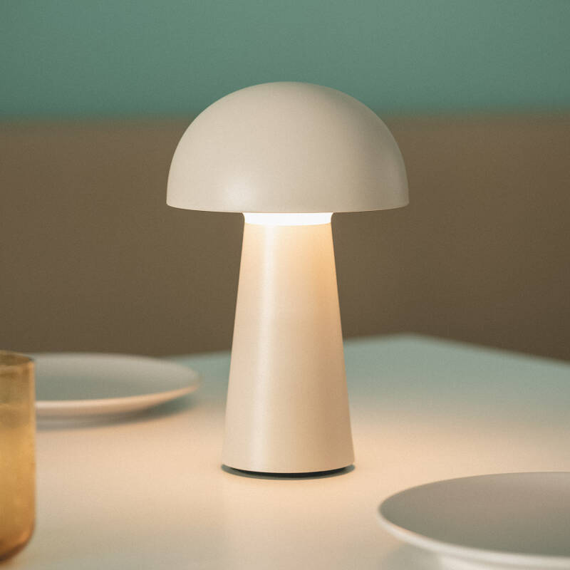 Candeeiro de Mesa LED portátil para Exterior com Bateria USB Recarregável Metal Uyanga