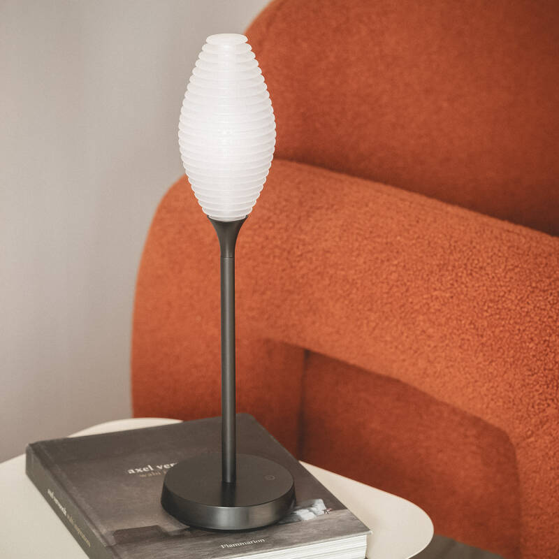 Candeeiro de Mesa LED Portátil Exterior com Bateria USB Recarregável em Metal Dukuza