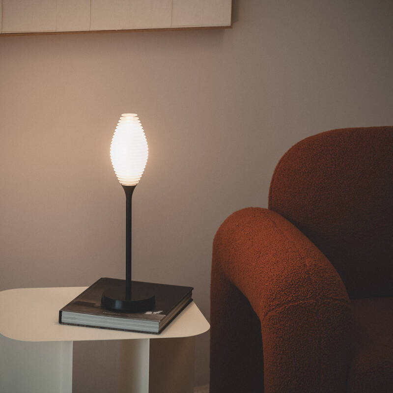 Candeeiro de Mesa LED Portátil Exterior com Bateria USB Recarregável em Metal Dukuza