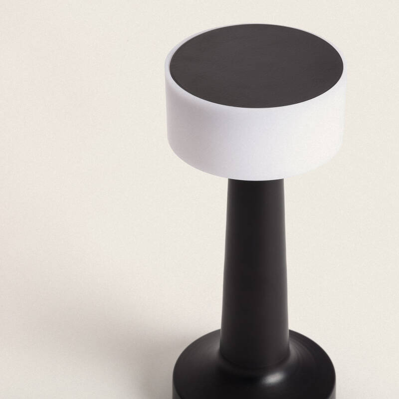 Candeeiro de Mesa LED Portátil Metal com Bateria USB Recarregável Greta