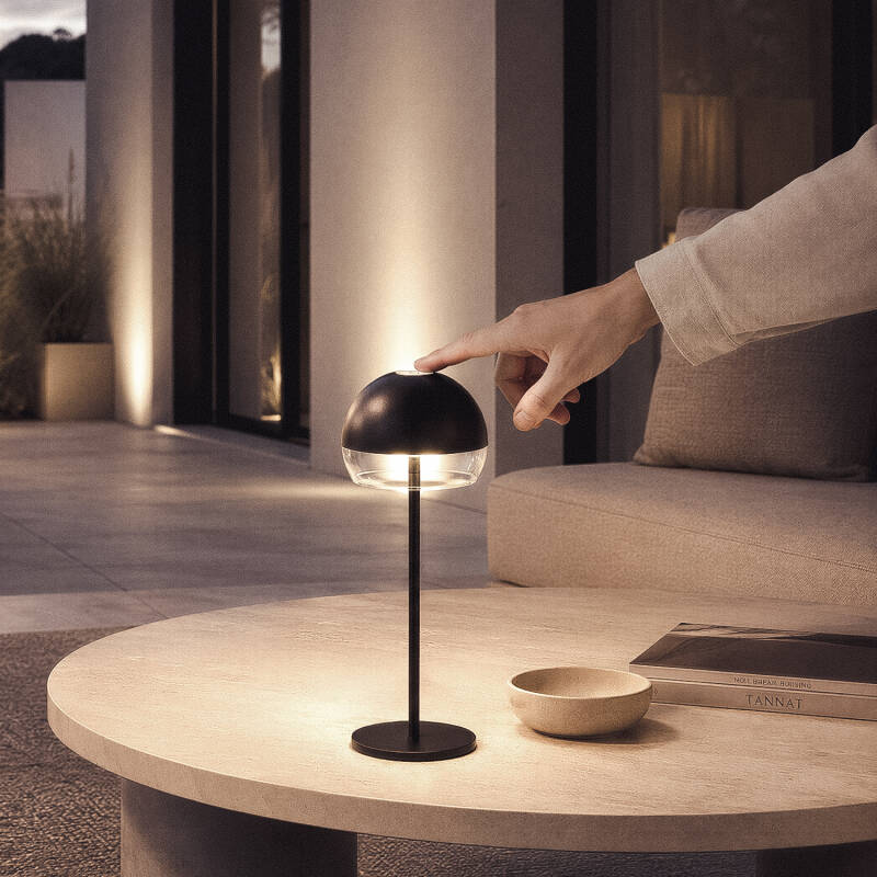 Candeeiro de Mesa LED 3W Portátil para Exterior com Bateria USB Recarregável Adair