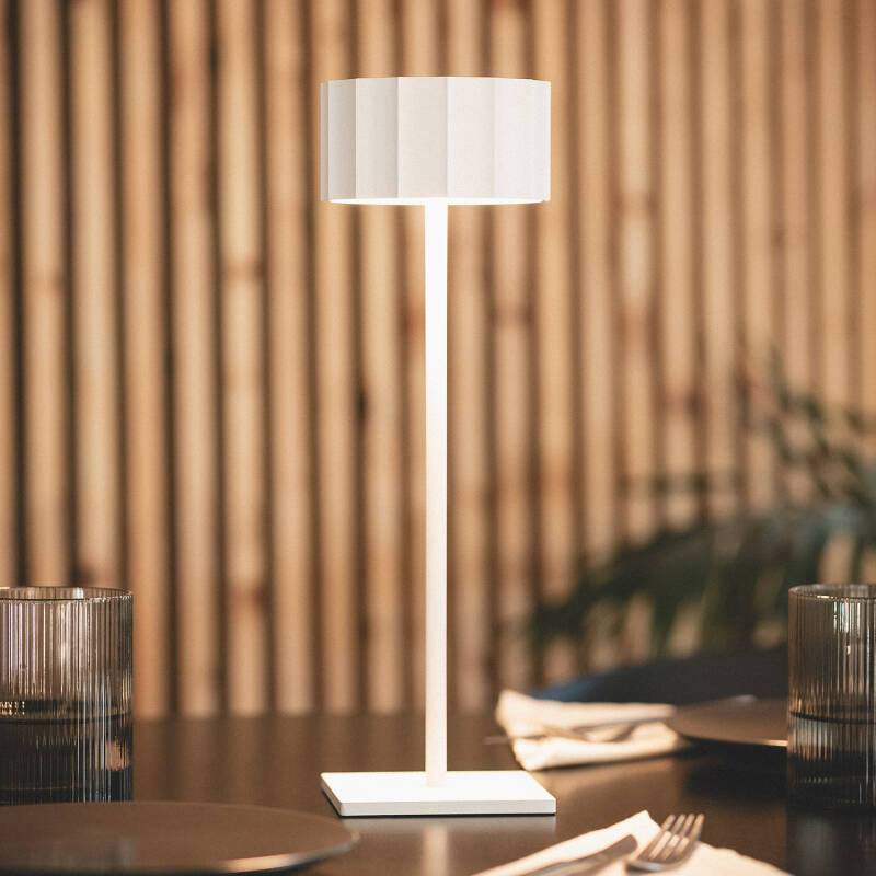 Candeeiro de Mesa LED 3W Portátil para Exterior com Bateria USB Recarregável Cesc