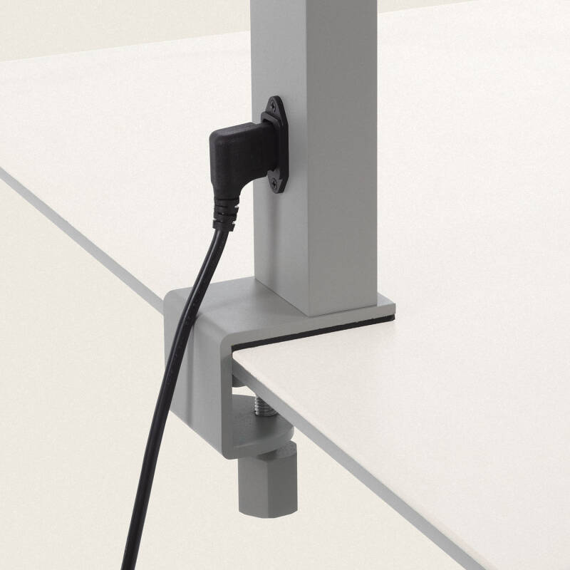 Candeeiro de Mesa LED 60W com Pinça de Alumínio Regulável Dupla Face com Detector de Movimento SupremLight 4