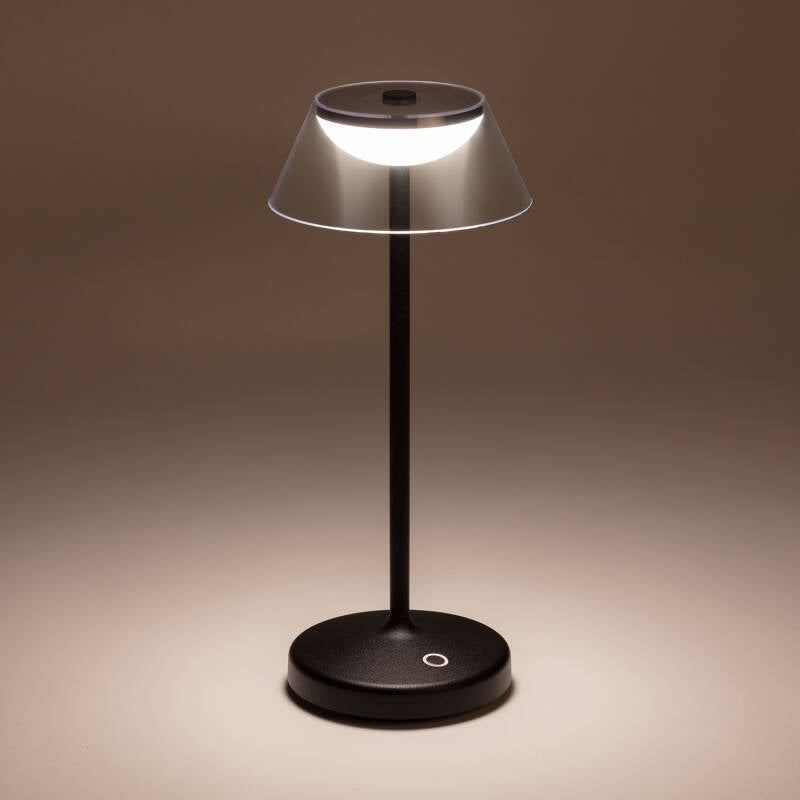 Candeeiro de Mesa LED de 3 W Portátil com Bateria USB Recarregável em Alumínio Dipley