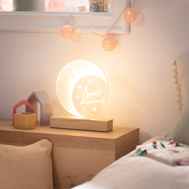 Candeeiro de Mesa LED Infantil Melunis 5W