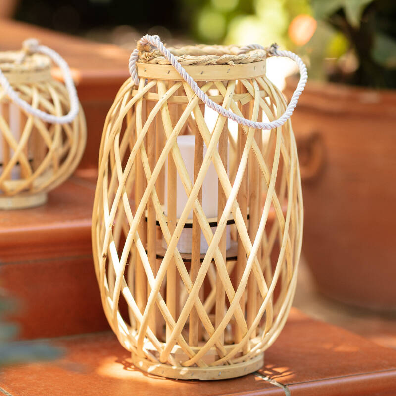 Candeeiro de Mesa LED Rattan Big Alejandría