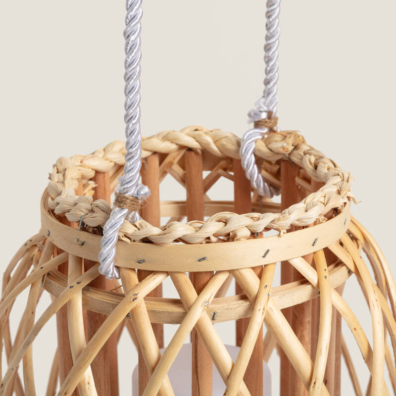 Candeeiro de Mesa LED Rattan Big Alejandría