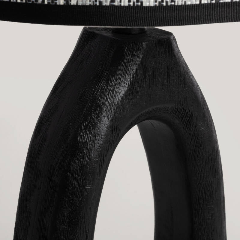 Candeeiro de Mesa Madeira Black Darshan ILUZZIA