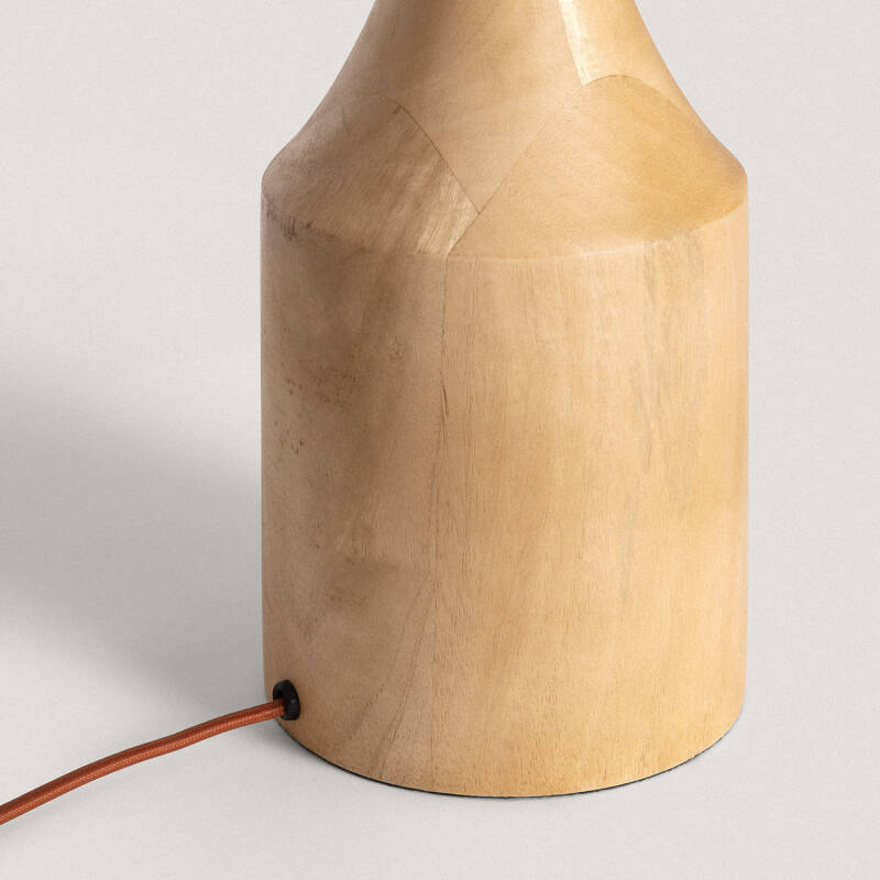 Candeeiro de Mesa Madeira Marala ILUZZIA