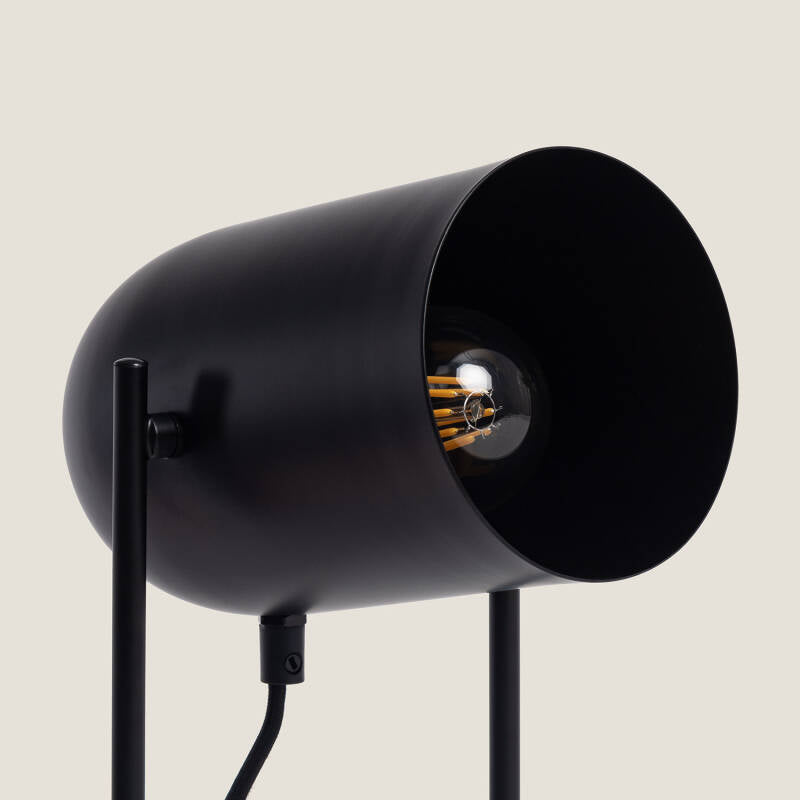 Candeeiro de Mesa Metal Black Shelley