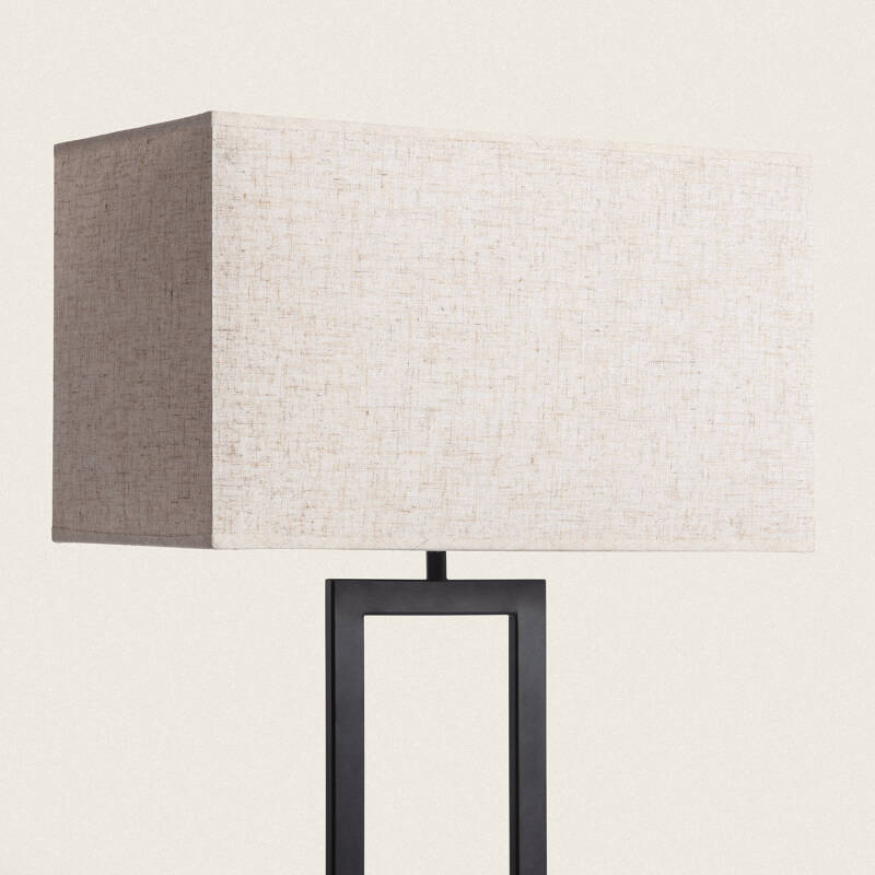Candeeiro de Mesa Metal e Tela Armida