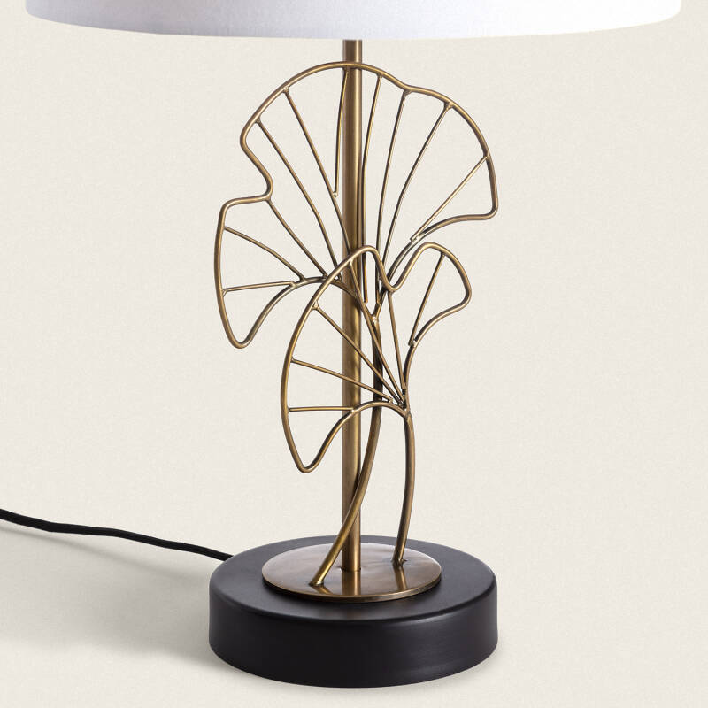 Candeeiro de Mesa Metal Palm