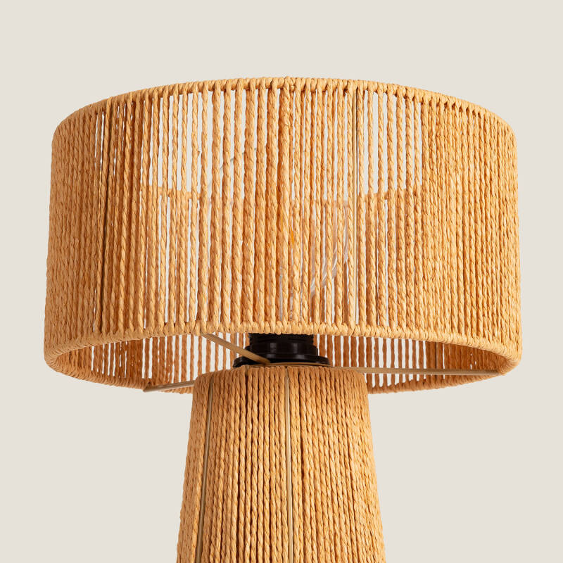 Candeeiro de Mesa Papel Trançado Kala Lilium